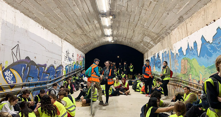 Subida a pie a Montserrat