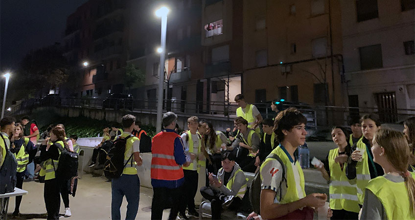 Subida a pie a Montserrat