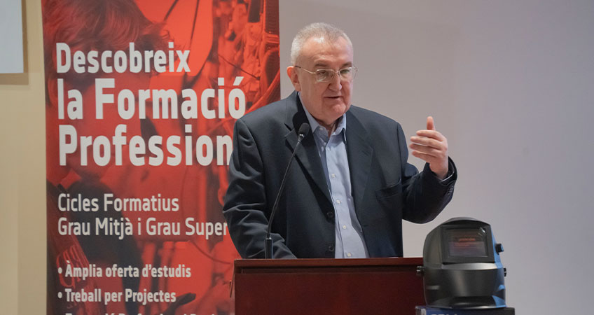 Acto de inauguración de la nueva aula de soldadura